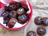 Fudgy Chocolate Candy Cookies