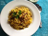 Kala Chana Pulav | Black chickpea Rce