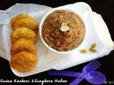 Onion Kachori & Singhora Sheera )