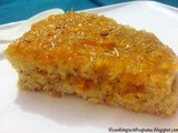 Orange Rosemary Semolina Syrup Cake