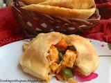 Paneer Calzone ~ Guest Post For Shruti Gandhi