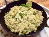 Peas Pulav ( Matar Pulav )