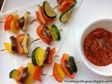 Ratatouille Kebabs ~Guest Post For Pooja Aggarwal