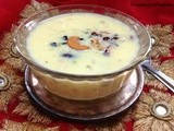 Sago Payasam /Sabudana Kheer