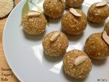 Sesame Jaggery Balls | Til ke Ladoo