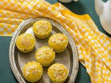 Sfouf Cupcakes | Lebanese Turmeric Cakes