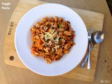 Shell Pasta with Veggie Sauce