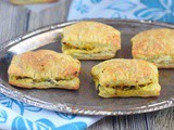 Spinach Corn and Cheese Puffs