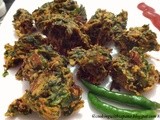 Spinach Fritters /Palak Ke Pakore