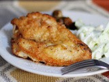 Chicken Schnitzel (and a different breading technique)