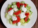 Three-ingredient blue cheese dressing