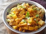 Soya Kheema Masala | Meal Maker Kheema Curry | Soya Kheema Aloo Subzi