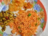 Tomato Rice | South Indian Thakkali Sadam | Tamil Variety Rice