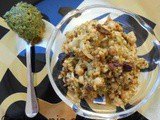 Bulgur Pilaf with chickpeas and celery pesto