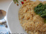 Cauliflower veloute with parsley pesto