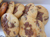 Cookies με τυρί κρέμα και κομματάκια σοκολάτας 2
