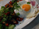 Hash brown with beetroot and sweet potato