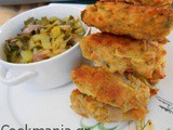 Leek croquettes with Gruyere
