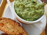 Lenten pesto hummus