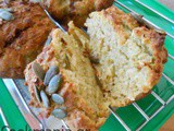 Τεράστια pesto muffins