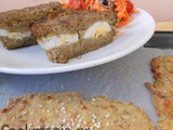 Red lentils and mushrooms loaf