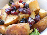 Roasted potato salad with orange dressing