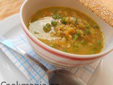 Split pea soup with vegetables