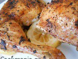 Sumac chicken and lemons