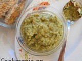 Sunflower basil pesto with honey