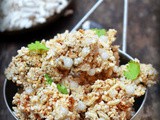 Aralu sandige recipe / puffed paddy fryums / nel pori vadam