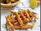 Bhindi kurkuri / crispy okra / ladies finger fry
