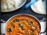 Bitter gourd (karela) curry / hagalakayi gojju (menaskai)