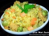 Broken wheat / dalia - vegetable upma