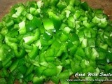 Capsicum zunka / besanwali shimla mirch recipe