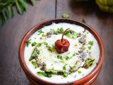 Chayote squash ( chow chow ) raita / seeme badanekayi mosaru gojju