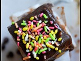 Chocolate fudge recipe / easy chocolate fudge with mixed nuts