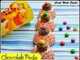 Chocolate pedas / marie biscuit chocolate balls - no cook recipe for kids