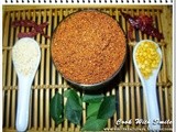 Chutney pudi / chutney powder / spiced lentils powder