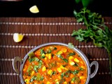 Corn capsicum masala / capsicum corn curry - capsicum curry