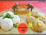 Cucumber idli / taushe idli / southekayi kadubu