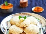 Dalia idli / broken wheat idli / godhi rave idli