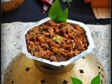 Fenugreek leaves chutney / methi chutney / menthe soppina chutney