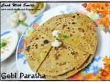 Gobi paratha / cauliflower stuffed flat bread