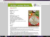 Indus ladies kids lunch box ideas e-book