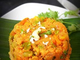 Khara bath recipe / rava bath / rava vangibath recipe - masala upma recipe