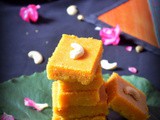 Mango rava halbai / mango rava burfi recipe