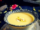 Moong dal payasam ( kheer ) / hesarubele payasa