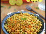 Oats upma / instant vegetable oats upma recipe