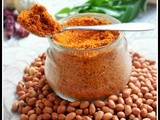 Peanut chutney powder / shenga chutney pudi