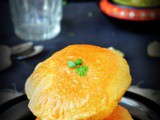 Puri or poori recipe - how to make puffy ( fluffy ) poori